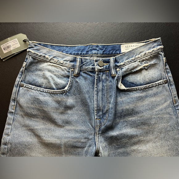 NWT! All Saints Mazzy Cropped Wide Jean - Picture 10 of 12